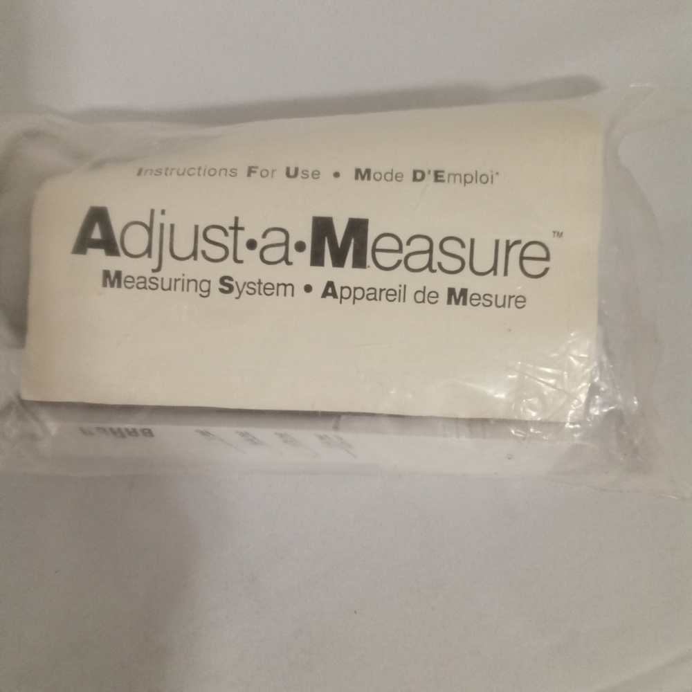 BRAUN SET OF 3 VINTAGE WHITE ALL-IN-ONE MEASURING CUP & SPOONS ADJUSTABLE NEW